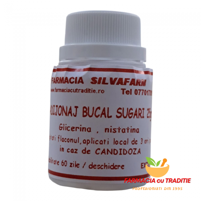 BADIJONAJ BUCAL cu nistatina 1% PENTRU SUGARI 30 ml