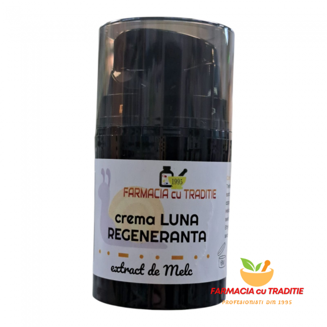 CREMA naturala ANTIRID LUNA cu extract de Melc, Proteine din Matase, Rodie, Marula, Acmella -47G