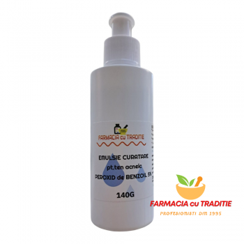 EMULSIE DE CURATARE TEN ACNEIC cu Peroxid de Benzoil 5%, Niacinamida si Ceramide, Spirulina. 130g
