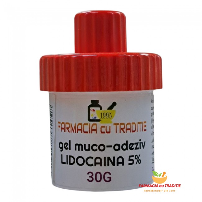 GEL MUCOADEZIV cu LIDOCAINA 5% . 20G