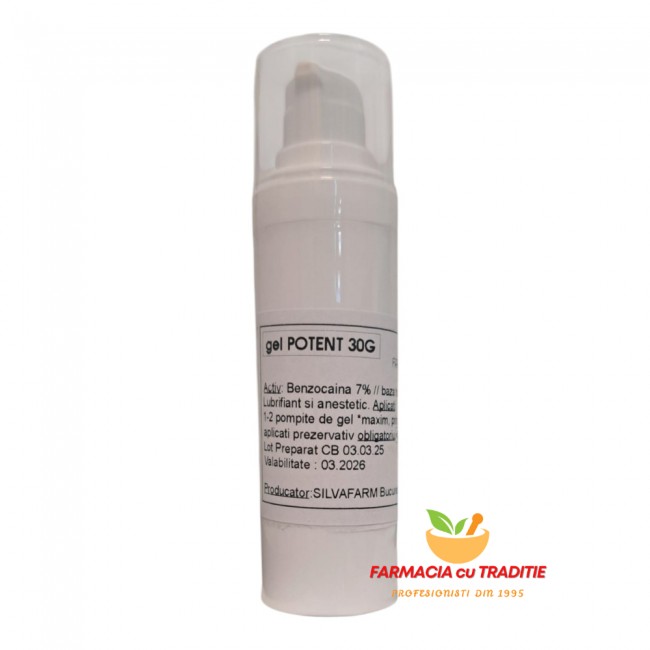 GEL POTENT - mentine erectia mai mult timp. 30ml